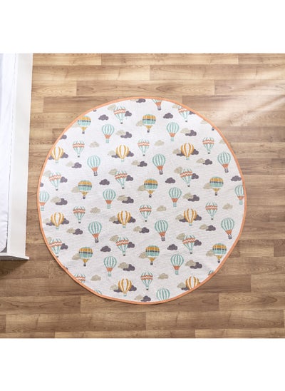 اشتري Playland Balloon Cotton Printed Round Rug 120 x 120 cm في السعودية