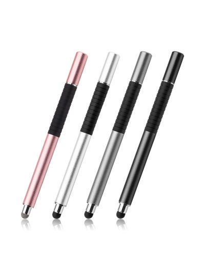 Buy 4 Pcs Capacitive Stylus Pens - 2 in 1 Magnetic Disc Stylus with Cap, Universal Touch Screen Pen for iPads, Tablets, iPhones, and Android Devices in Saudi Arabia