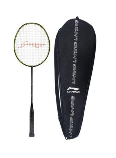 اشتري G-TEK 68 GX Graphite Strung Badminton Racquet (Black/Green, S1-W3 88g) في السعودية