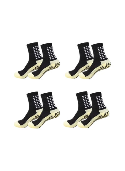 Buy Soccer Socks 4 Pairs Football Knee Team Dance Sports Socks for Adult Boys Girls in Saudi Arabia