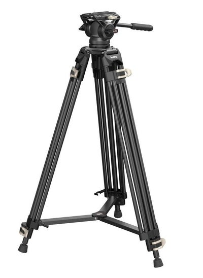 Buy SmallRig 3751 AD-01 Heavy-Duty Fluid Head Tripod with 360 Degree Fluid Head and Quick Release Plate for DSLR, Camcorder, Cameras in UAE