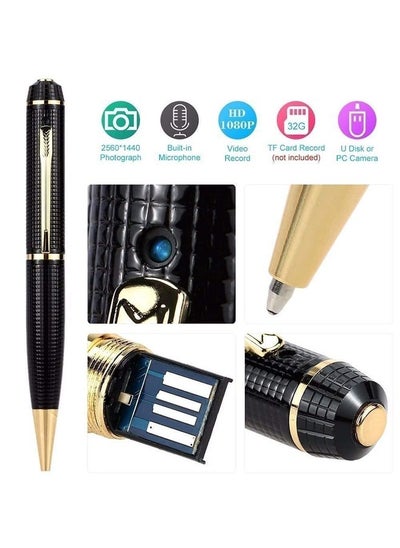 Buy Golden Spy Camera Pen – HD 1080p Hidden Camera for Stealthy and Discreet Recording in UAE