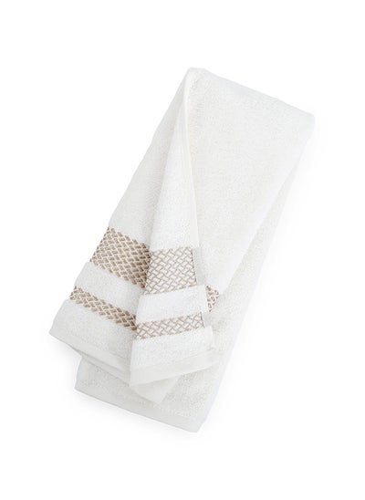 اشتري Willow Hand Towel, Off White - 500 GSM, 50x80 cm في الامارات