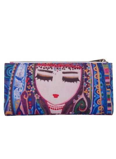 Buy Women's Wallet Card Holder Wallet Clutch Purse Credit Card Holder Large Capacity Womens Wallets Carrying Cash Credit Cards and Mobile Phone in UAE