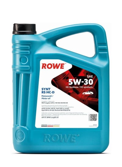 Buy HIGHTEC SYNT RS HC-D SAE 5W-30 -5 Ltr. in UAE