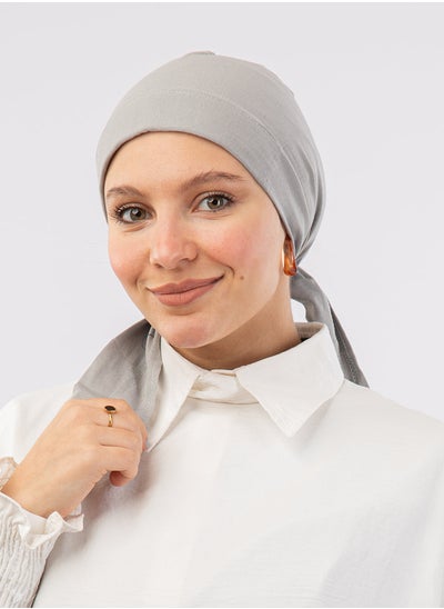 Buy Padded Cotton Bonnet Cloud Grey For Women in Egypt