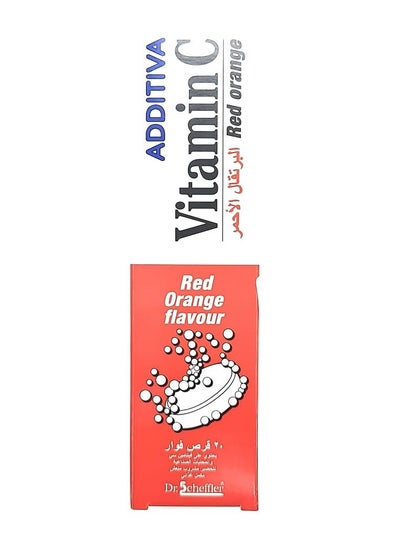 اشتري Vitamin C 1000MG Red Orange Effervescent Tablets 20 في الامارات