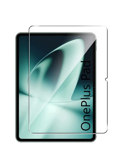 اشتري Tempered Glass for OnePlus Pad Screen Protectors No Bubbles 9H Hardness Scratch Resistant Protector Film Tempered Glass Film For OnePlus Pad 11.61" -Transparent (1) في الامارات