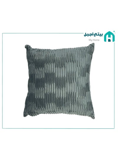 Buy Sofa Cushion Square Shape Super Comfortable 45x45 cm Dark Grey in Saudi Arabia