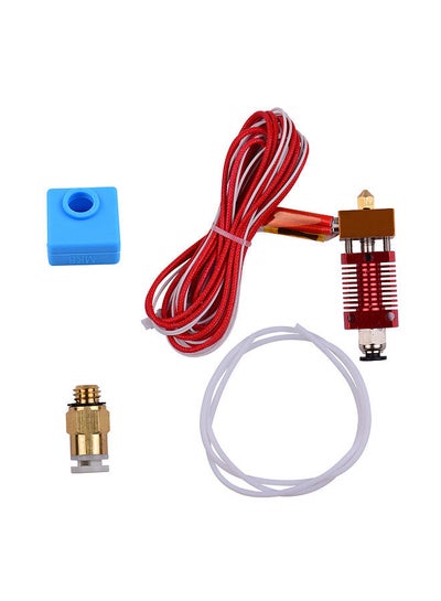 Buy Metal Hotend Extruder Kit with 0.4mm Nozzle Aluminum Heating Block Silicone Sock 12/24V 40W Compatible with Creality CR-10 CR-10S Ender 3 Ender 3 Pro 3D Printer in Saudi Arabia