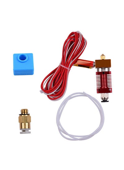 Buy Metal Hotend Extruder Kit with 0.4mm Nozzle Aluminum Heating Block Silicone Sock 12/24V 40W Compatible with Creality CR-10 CR-10S Ender 3 Ender 3 Pro 3D Printer in Saudi Arabia