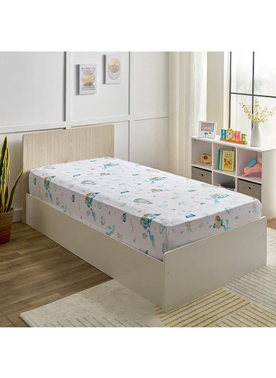 اشتري Playland Joyful Microfibre Single Fitted Sheet 200 x 25 x 90 cm في الامارات