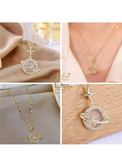 Buy Delicate Opal Planet Necklace in Egypt