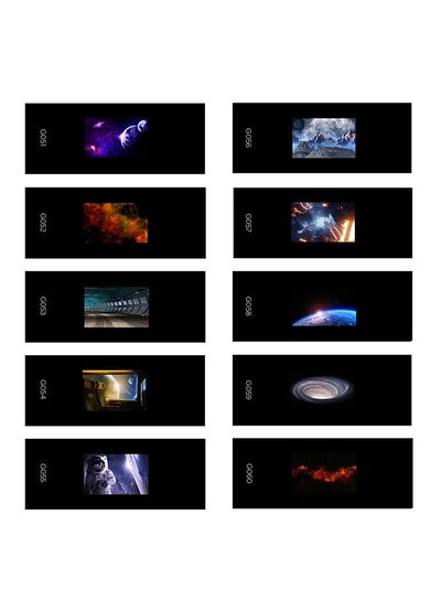 Buy Godox AK-S06 Slide Set Transparencies for Godox AK-R21 Camera Flash Projector, Pack of 10pcs in Saudi Arabia