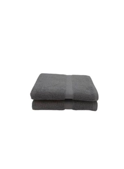 Buy Camellia (Grey) Luxury Hand Towel (50 x 100 Cm -Set of 2) Pure Cotton Highly Absorbent and Quick dry, Hotel and Spa Quality Bath linen with Diagonal Dobby -550 Gsm in UAE