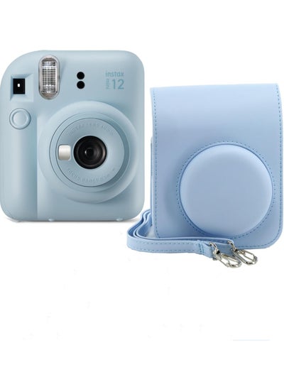 Buy For Fujifilm Instax Mini 12 Instant Film Camera Fujifilm Instax Mini Twin Pack Instant Film 20 Prints, Protective Case(Blue) in Saudi Arabia