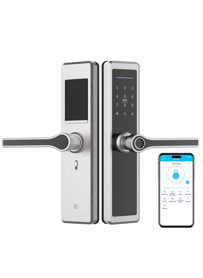 اشتري Door Lock Stainless Steel Digital Fingerprint في السعودية