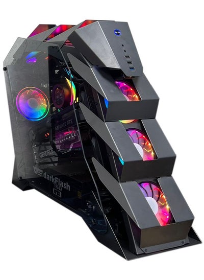 اشتري ASUS Gaming Pc i7-10700KF Generation With RTX 3070Ti, 32GB Ram, 500 SSD, 2TB HDD, NZXT Z73 Liquid Cooler, 750w PSU في الامارات