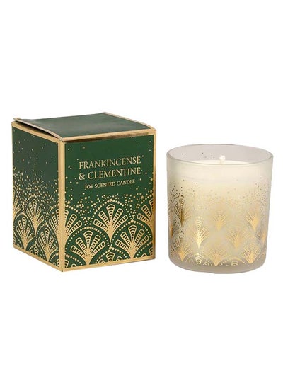 اشتري Joy Frankincense and Clementine Jar Candle, Green - 220 gm في الامارات