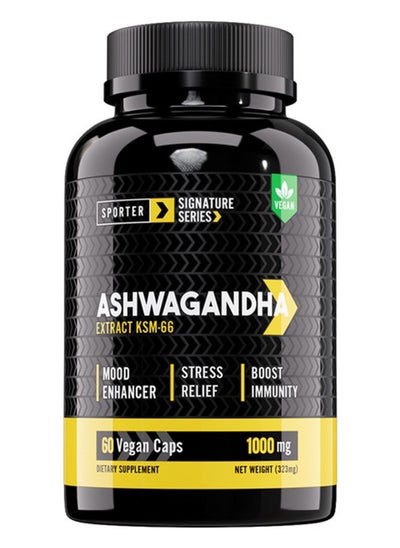 اشتري Ashwagandha KSM 66 1000mg 60Veg Caps في الامارات