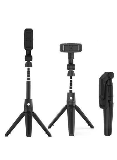 Buy Mobile Phone Tripod with Bluetooth Remote Foldable Lightweight in UAE