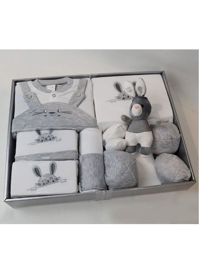 Buy A set of 10 baby clothes with a doll suitable for newborns in Saudi Arabia