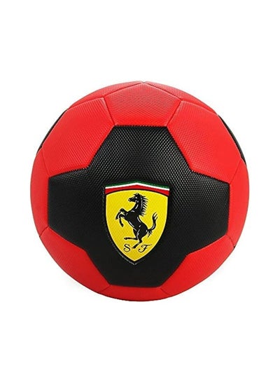 Buy Ferrari Soccer Ball Size 5 Training Indoor and Outdoor Ball  Black/Red in Saudi Arabia