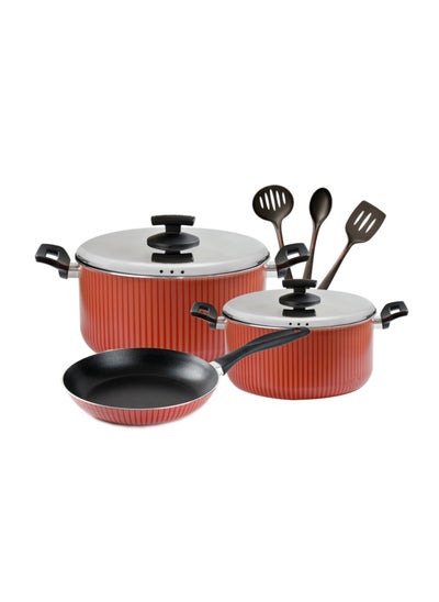 Buy Newflon Cookware Set 8 Pieces in Saudi Arabia