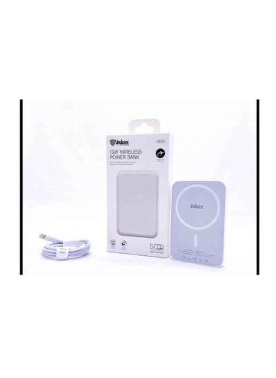 اشتري Inkax 15W 5000mAh Magnetic strong suction quick wireless charging power bank mini power banks في مصر