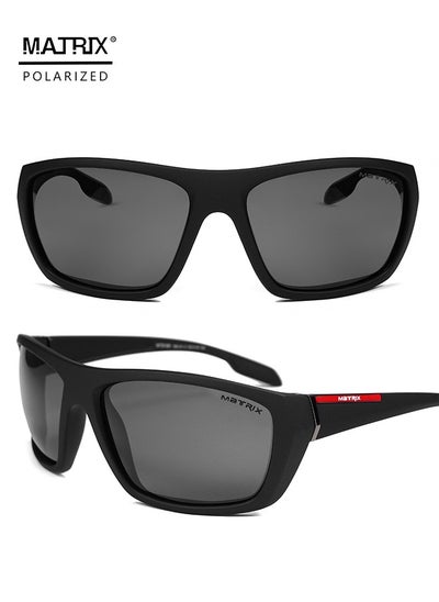 Buy MATRIX high-end sports sunglasses, men's polarized anti-UV fashion sunglasses, driving and fishing in UAE