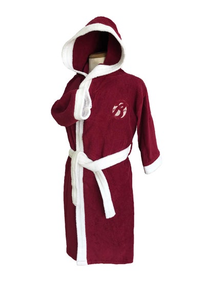 Buy Kids Hooded Bathrobe For 12 Years Old 100% Cotton Made In Egypt in UAE