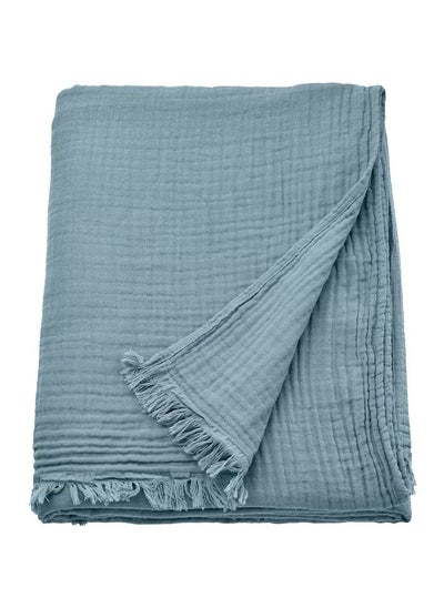 Buy Throw Grey blue 150x200 Cm in Saudi Arabia