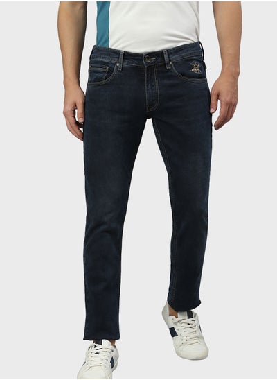 Buy Mid Wash Slim Fit Jeans in UAE