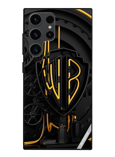 Buy Protective Case Cover For Samsung Galaxy S24 Ultra Warner Bros Logo Design Multicolour in UAE