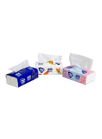 Buy Nice Life Soft Tissues, 400 Tissues - 3 Pieces in Egypt