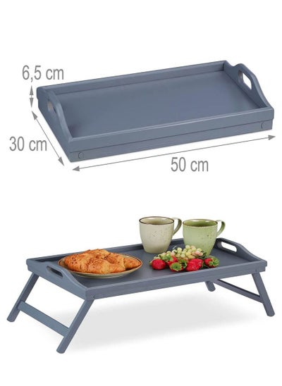 Buy Folding wooden bed tray 60 cm in Saudi Arabia