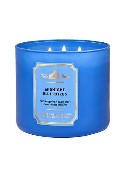 Buy Midnight Blue Citrus 3-Wick Candle in UAE