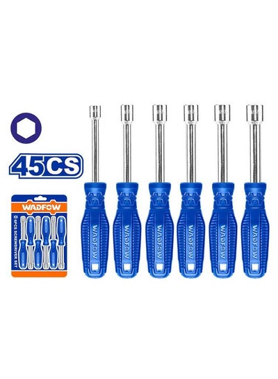 Buy Wadfow Hex Head Screwdriver Set of 6 Pieces (WSS24T6) in UAE
