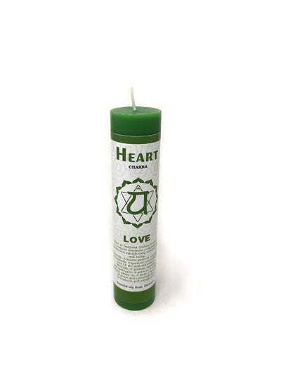 Buy Green Love Candle Rose & Geranium in UAE