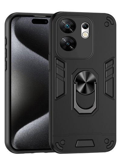 Buy Infinix Zero 30 4G Case Cover Protector Accessories with Camera Len Protection Anti-Scratch Shockproof Anti-Fingerprints Back Cover with 360 Car Mount Magnetic Ring Holder Case Protector in Saudi Arabia