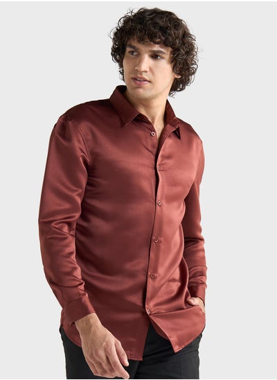 Buy Essential Regular Fit Shirt in Saudi Arabia