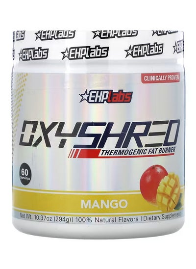 Buy Oxyshred Thermogenic Fat Burner Mango 60 Servings 294g in UAE