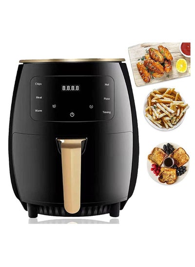 Buy Intelligent 6L Large Capacity Electric Oil Free Air Fryers French Fries Cooker Nonstick Deep Air Fryer With Timer in UAE