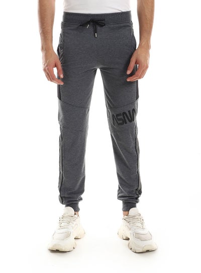 Buy Detailed Casual Sweatpants With Tape in Egypt