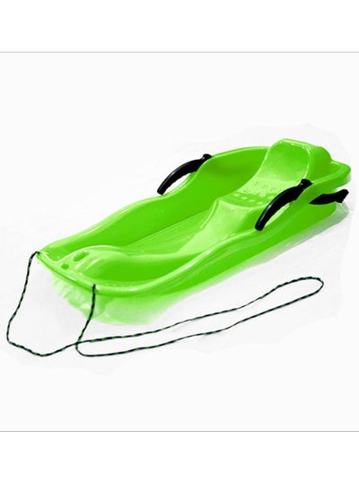 Buy Portable Snow Sled Sand Grass Skiing with Pull Rope, Slippery Racer Downhill Toboggan Rolling Snow Slider, for Kids Boat Sledge Sprinter in UAE