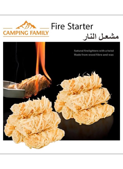 Buy Fire Starter Wood Wool 12 Pieces in Saudi Arabia