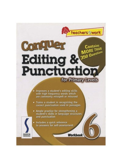 اشتري SAP Conquer Editing & Punctuation For Primary Levels Workbook 6 في الامارات