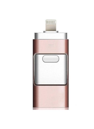 Buy 3 in 1 Usb Flash Drive Expand Memory Stick Otg Pendrive for iphone iPad Android PC 32GB Rose Gold in Egypt