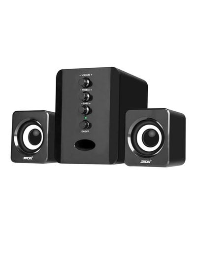 Buy USB Bluetooth Wired Speaker Black in Saudi Arabia