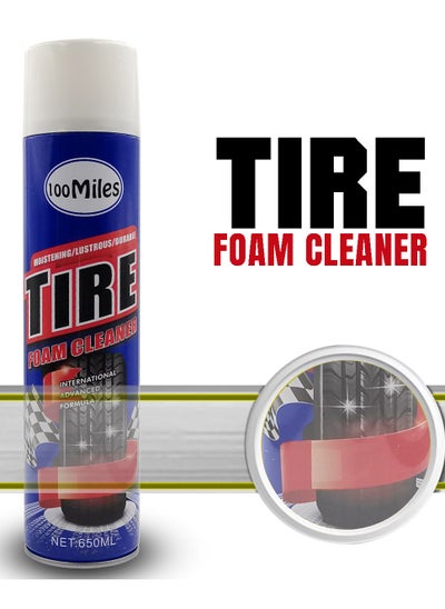 Buy Tire Foam Cleaner 650ml Durable Shine - 100 Miles in Saudi Arabia